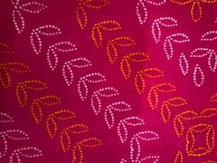 Magenta Floral Chinon Chiffon Fabric