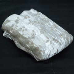 Dyeable Viscose Velvet Embroidered Fabric