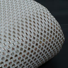 Dyeable Georgette Embroidered Fabric