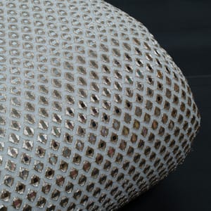 Dyeable Georgette Embroidered Fabric