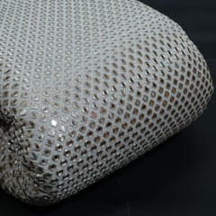 Dyeable Georgette Embroidered Fabric