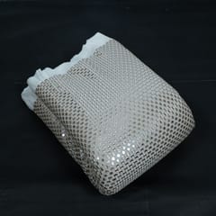 Dyeable Georgette Embroidered Fabric