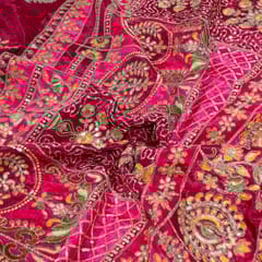 Rani Color Crepe Print with Embroidered Fabric