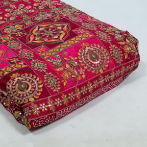 Rani Color Crepe Print with Embroidered Fabric