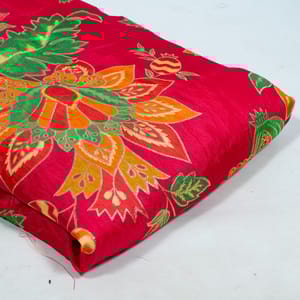 Rani Color Dola Silk Jacquard Printed Fabric