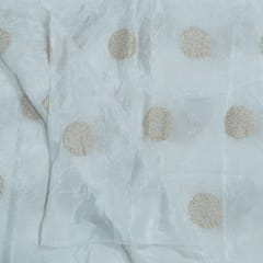 Dyeable Dola Silk Embroidered Fabric