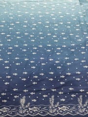 Sea Pattern Schiffli Embroidered Fabric