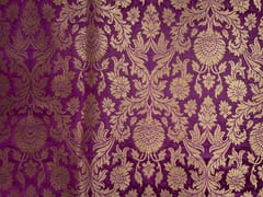 Rani Pink Gold Floral Semi Brocade Fabric