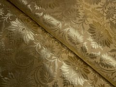 Light Golden Floral Semi Brocade Fabric