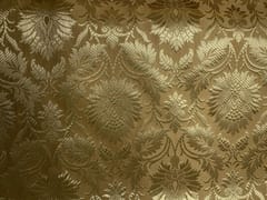 Light Golden Floral Semi Brocade Fabric