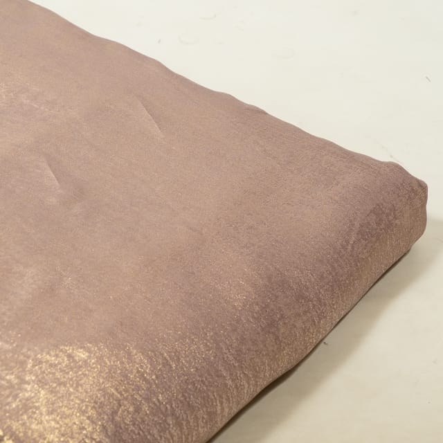 Onion Pink Color Turkish Georgette Foil Fabric