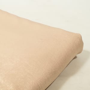 Fawn Color Turkish Georgette Foil Fabric