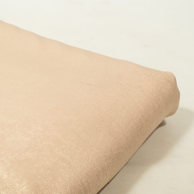 Fawn Color Turkish Georgette Foil Fabric