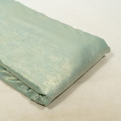 Sea Green Color Turkish Georgette Foil Fabric
