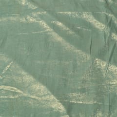 Sea Green Color Turkish Georgette Foil Fabric