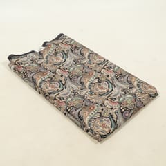 Black Color Corduroy Printed Fabric