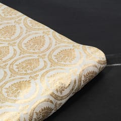 Dyeable Pure Brocade Silk Fabric