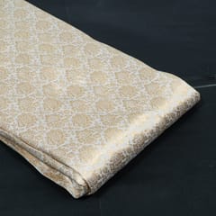 Dyeable Pure Brocade Silk Fabric