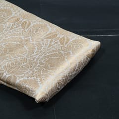 Dyeable Pure Brocade Silk Fabric