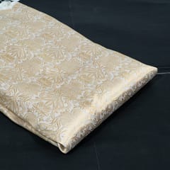 Dyeable Pure Brocade Silk Fabric