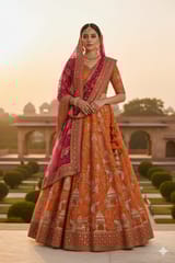 Dyeable Organza Embroidered Fabric