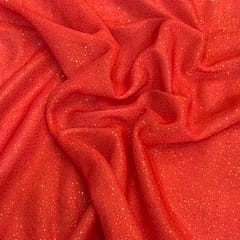 Hot pink Ombrey Shimmer Jersy Fabric