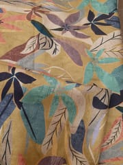 Multi Color Corduroy Printed Fabric (2.20Meter Cut Piece)