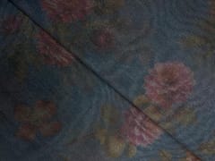 Light Blue Floral Tissue Embroidery Fabric