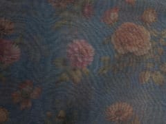 Light Blue Floral Tissue Embroidery Fabric