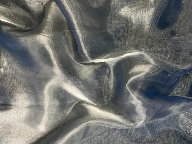 Sea Green Plain Two Tone Organza Fabric