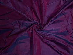 Purple Pink Two Tone Poly Silk Fabric