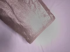 Peach Dots Lame Fabric