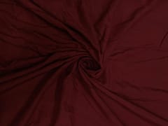 Maroon Plain Cotton Fabric
