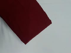 Maroon Plain Cotton Fabric