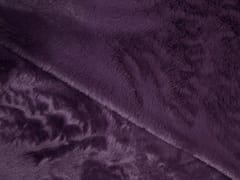 Lilac Color Imported Plain Rabbit Fur Fabric