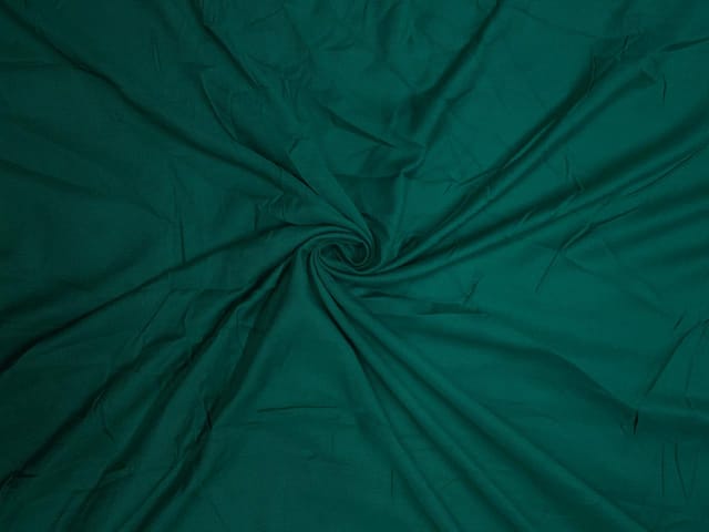 Green Plain Cotton Fabric