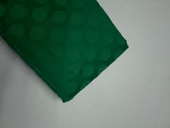 Green Floral Self Chanderi Fabric