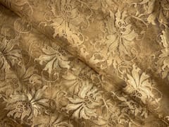 Gold Floral Shantley Net Fabric
