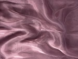 Dusty Pink Plain Two Tone Organza Fabric