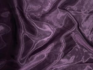 Dark Purple Plain Two Tone Organza Fabric