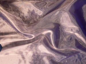 Blue Peach Plain Two Tone Organza Fabric