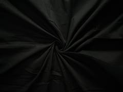 Black Plain Cotton Fabric