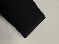 Black Plain Cotton Fabric