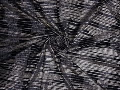 Black Lycra Plated Design Fabric