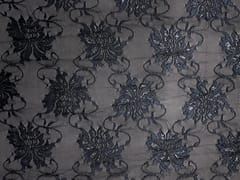 Black Floral Shantley Net Fabric