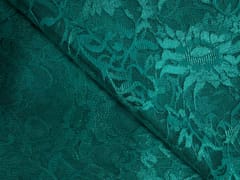 Sea Green Floral Shantley Net Fabric