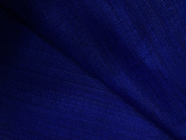 Royal Blue Tussar Silk Fabric