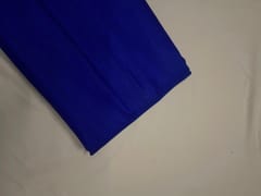 Royal Blue Tussar Silk Fabric