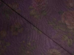 Pink Floral Tissue Embroidery Fabric