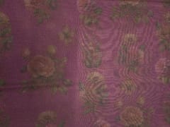 Pink Floral Tissue Embroidery Fabric